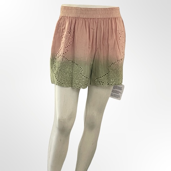 ASOS Pants - ASOS High Waist Pink and Green Shorts in size 4 NWT